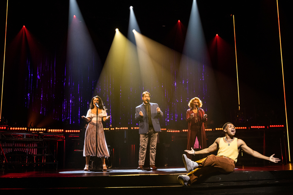 Carolee  Carmello, Roman Banks, Andrew Kober, and Mia Pinero Photo