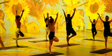 Gogh with Lifeway Kefir Immersive Yoga Classes Will Take Place at THE ORIGINAL IMMERSIVE V Photo