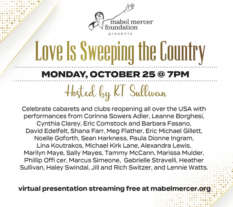 Mabel Mercer Foundation Gears Up For CABARET CONVENTION October 25 - 27 Image