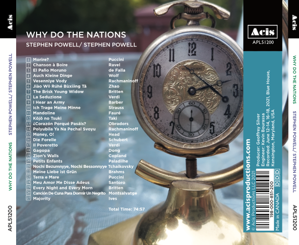 BWW CD Review: WHY DO THE NATIONS at Acis Image