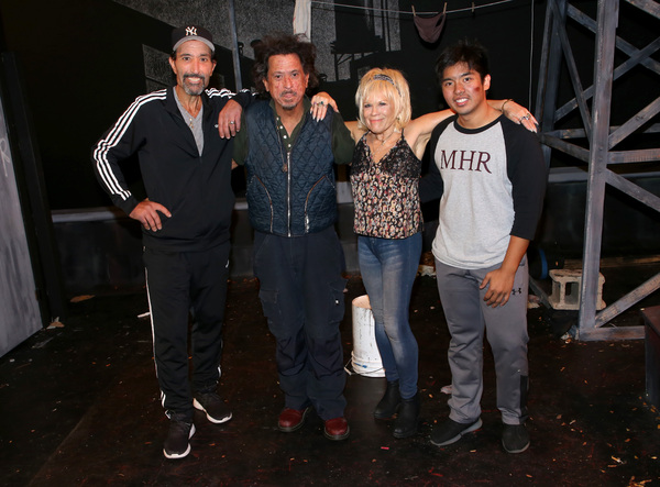 Anthony Barile, Santo Fazio, Ilene Kristen and Chris Paul Morales  Photo