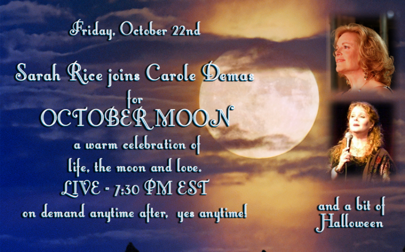 LIVE FROM SKYLIGHT RUN Begins Second Season with Carole Demas & Sarah Rice Show October 22 Image