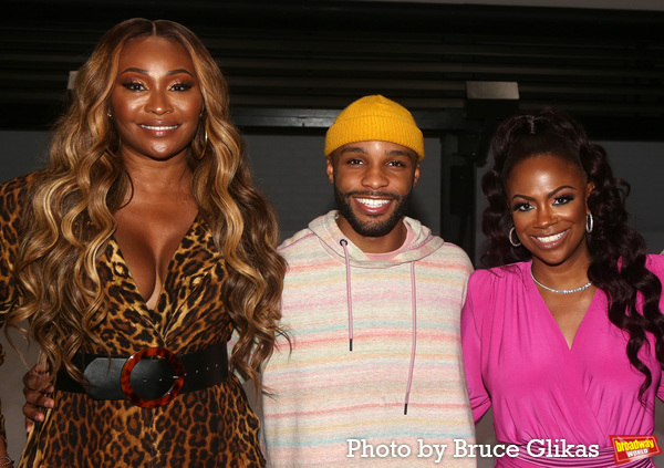 Cynthia Bailey, Dyllón Burnside and Producer Kandi Burruss  Photo