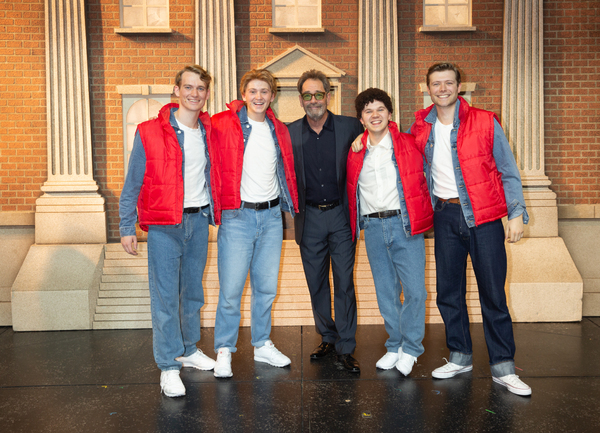 Photos: Huey Lewis Stops By BACK TO THE FUTURE The Musical Image