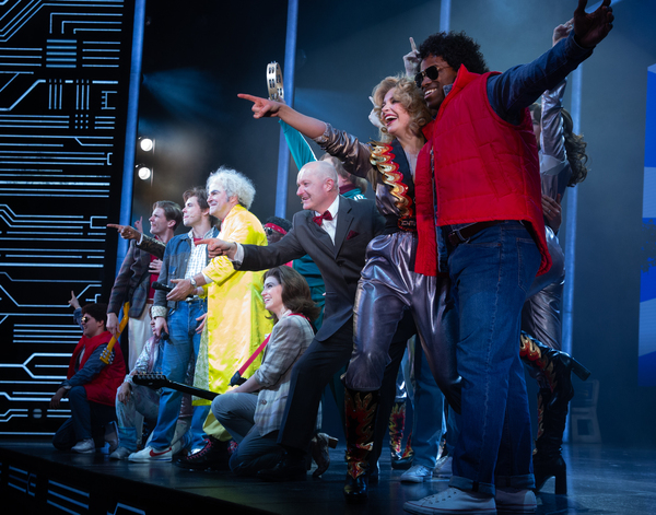 Photos: Huey Lewis Stops By BACK TO THE FUTURE The Musical Image
