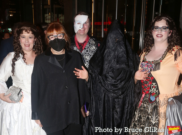 Phantom Fans pose with Phantom Associate Musical Kristen Blodgette Photo