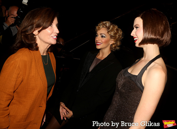 57th Governor of New York Kathy Hochul, Ana Villafañe and Mary Claire King Photo