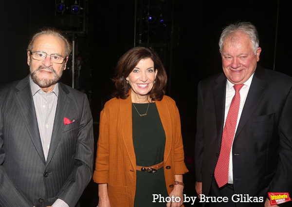 Producer Barry Weissler 57th Governor of New York Kathy Hochul and President & Co-CEO Photo