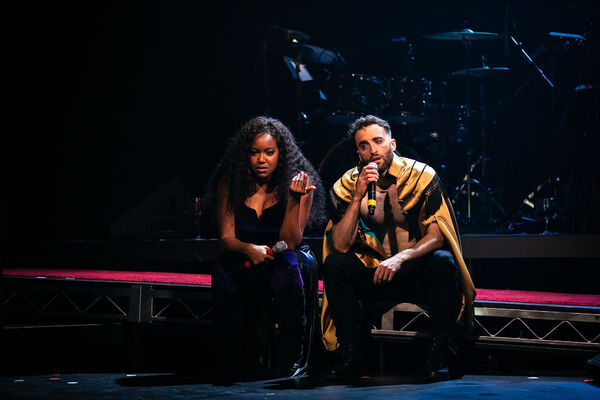 Whitney White (Woman) with Charlie Thurston (Man) in Macbeth In Stride Photo