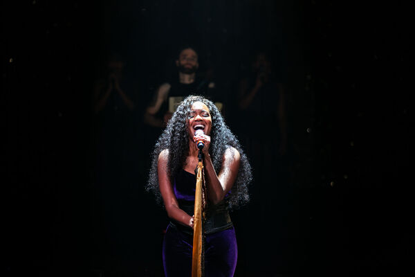 "But I’ll try to live before I turn to dust,” sings Whitney White (Woman) in the  Photo