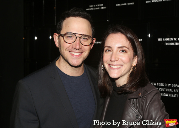 Santino Fontana and Jessica Hershberg Fontana  Photo