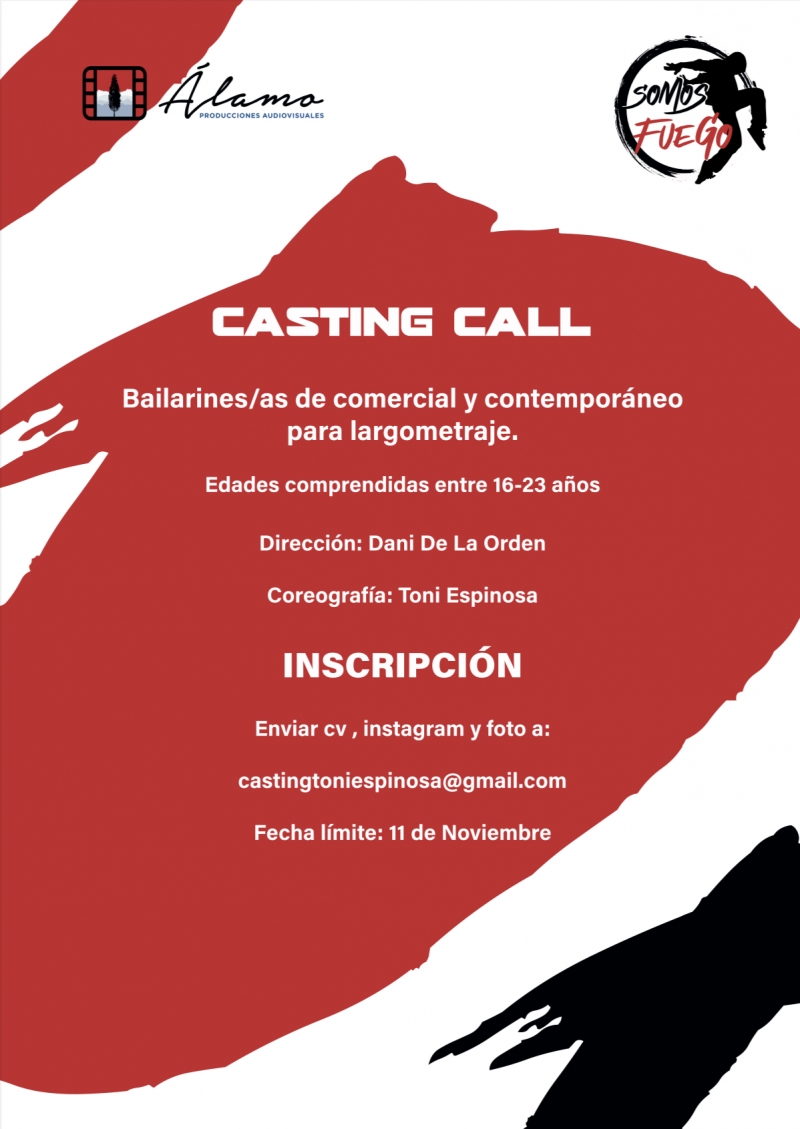 CASTING CALL: Audiciones Bailarines/as para nueva película  Image