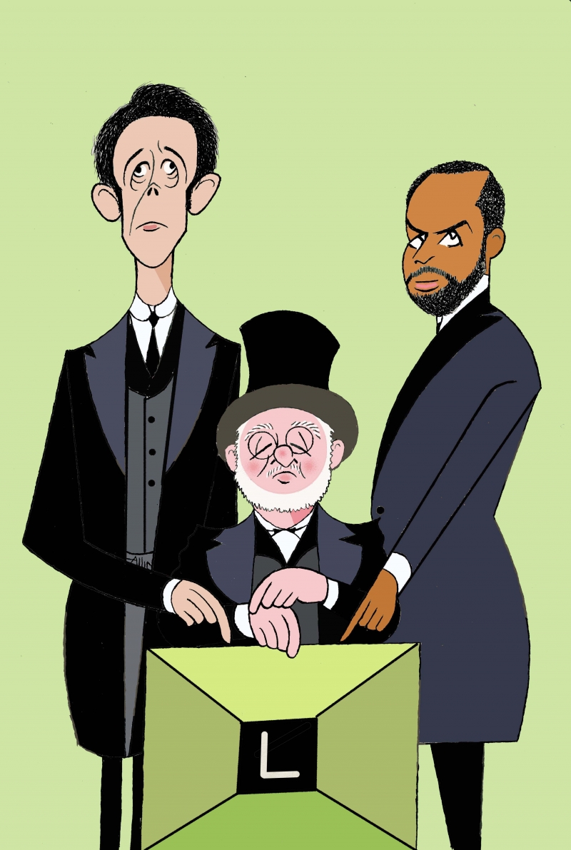 Ken Fallin Draws the Stage - THE LEHMAN TRILOGY Image