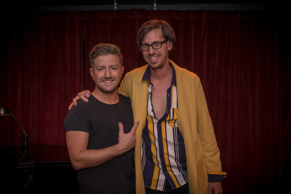 Billy Gilman & Music Director Drew Wutke, opening night of the RRAZZ ROOM presents 10 Photo