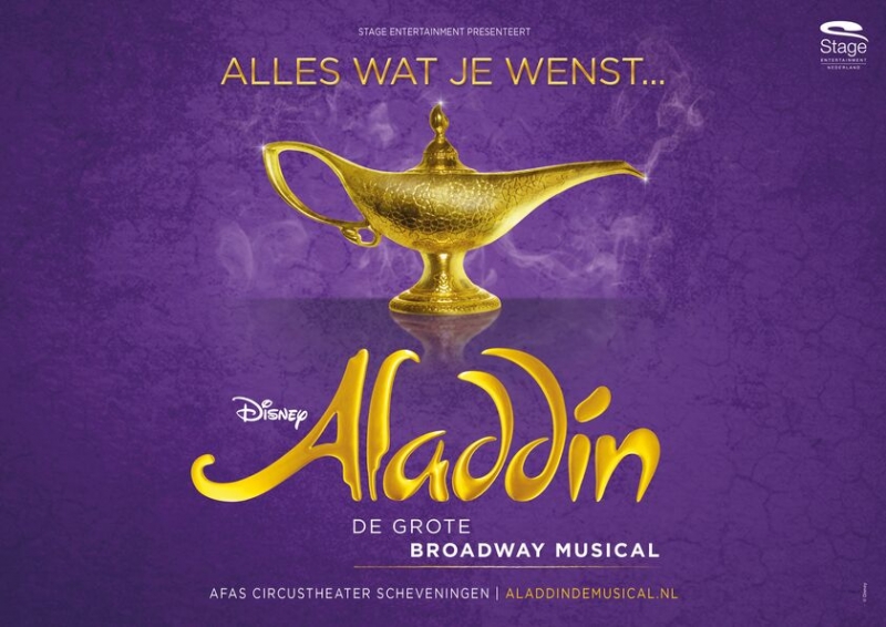 Feature: 1500 LEERLINGEN UIT ACHTERSTANDSSITUATIES BEZOEKEN MUSICAL ALADDIN at Circustheater Scheveningen  Image