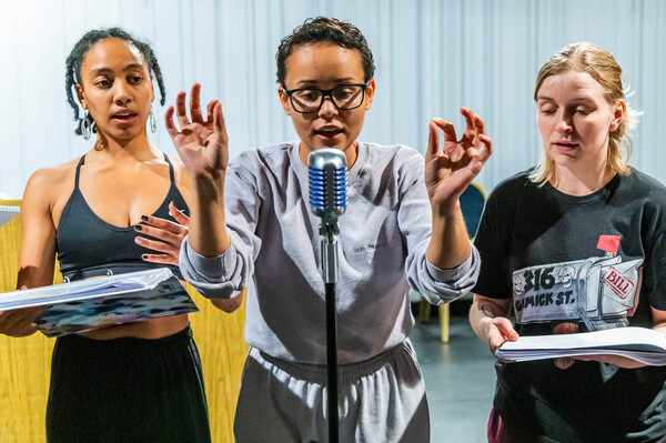 Photos: In Rehearsal for INTERRUPTIONS at represent.  Image