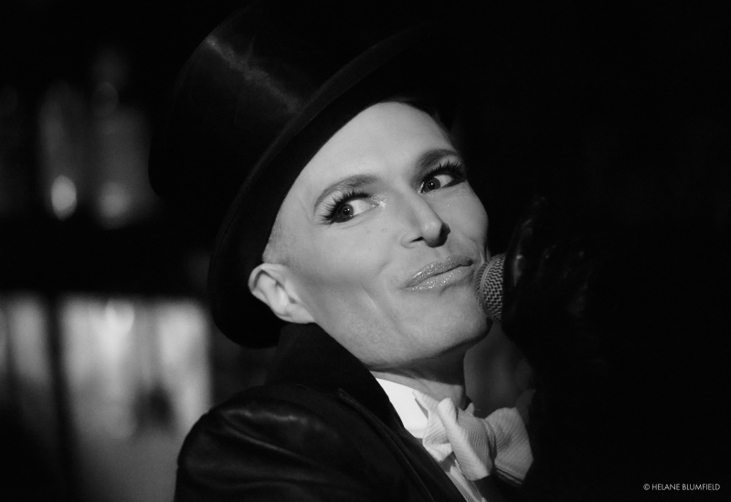 Photo Flash: Artists Meld Mediums When Helane Blumfield Shoots Kim David Smith's MOSTLY MARLENE at Club Cumming Image