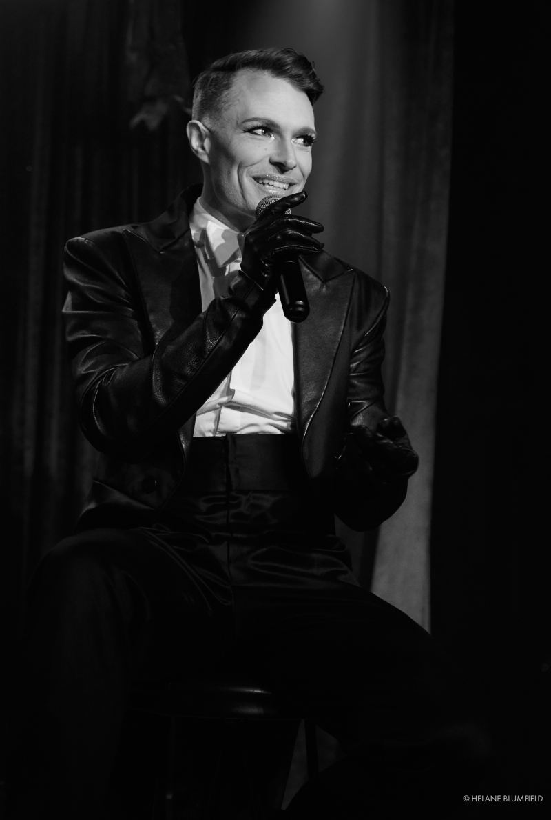 Photo Flash: Artists Meld Mediums When Helane Blumfield Shoots Kim David Smith's MOSTLY MARLENE at Club Cumming Image