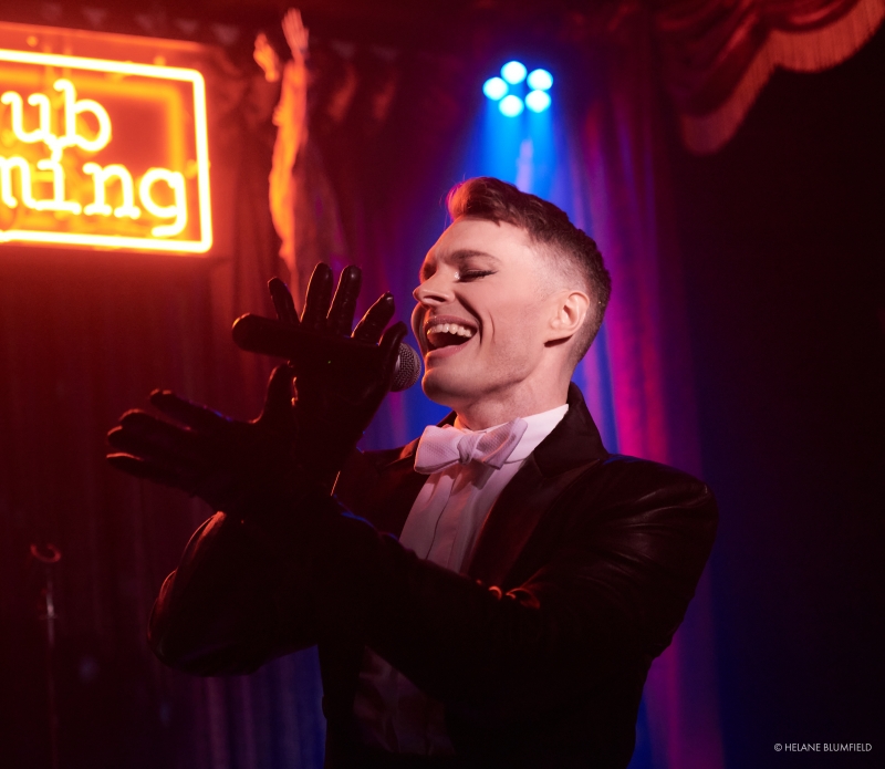 Photo Flash: Artists Meld Mediums When Helane Blumfield Shoots Kim David Smith's MOSTLY MARLENE at Club Cumming Image