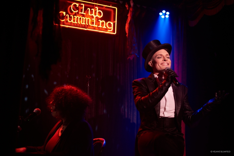 Photo Flash: Artists Meld Mediums When Helane Blumfield Shoots Kim David Smith's MOSTLY MARLENE at Club Cumming  Image