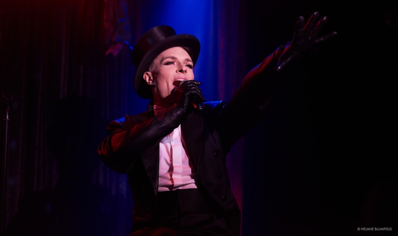 Photo Flash: Artists Meld Mediums When Helane Blumfield Shoots Kim David Smith's MOSTLY MARLENE at Club Cumming Image