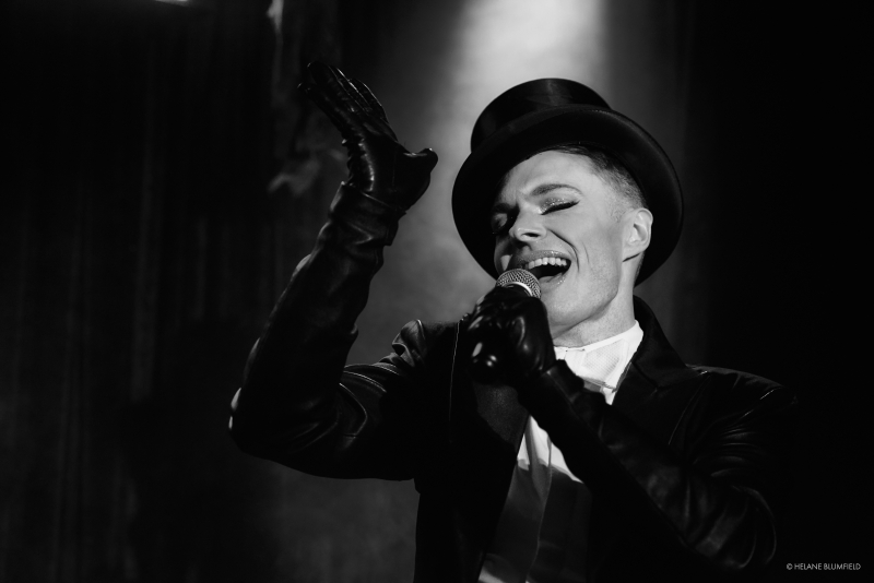 Photo Flash: Artists Meld Mediums When Helane Blumfield Shoots Kim David Smith's MOSTLY MARLENE at Club Cumming Image