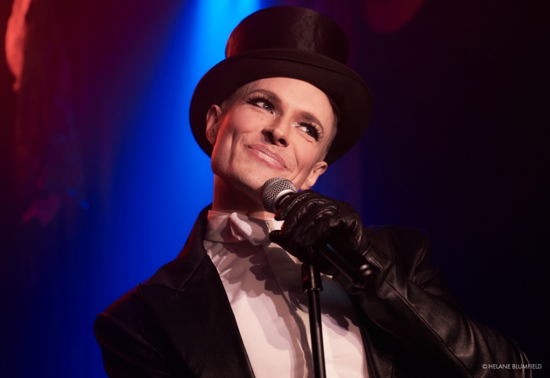 Photo Flash: Artists Meld Mediums When Helane Blumfield Shoots Kim David Smith's MOSTLY MARLENE at Club Cumming Image