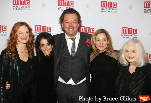 Marin Ireland, Director Lila Neugebauer, Playwright Simon Stephens, Edie Falco and Bl Photo