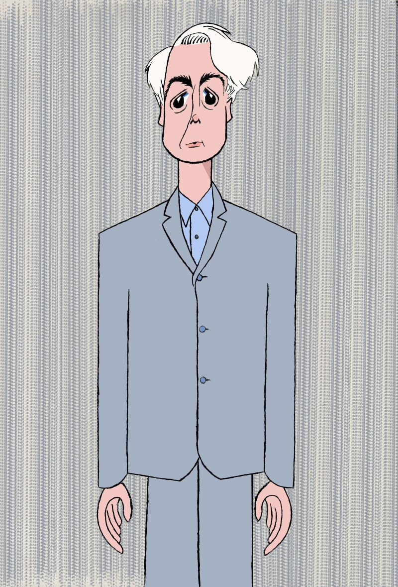 Ken Fallin Draws the Stage - David Byrne in AMERICAN UTOPIA Image