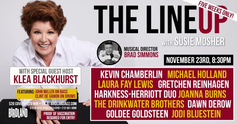 PHOTO FLASH: Stewart Green Photographs The November 16th THE LINEUP WITH SUSIE MOSHER at Birdland Theater Image