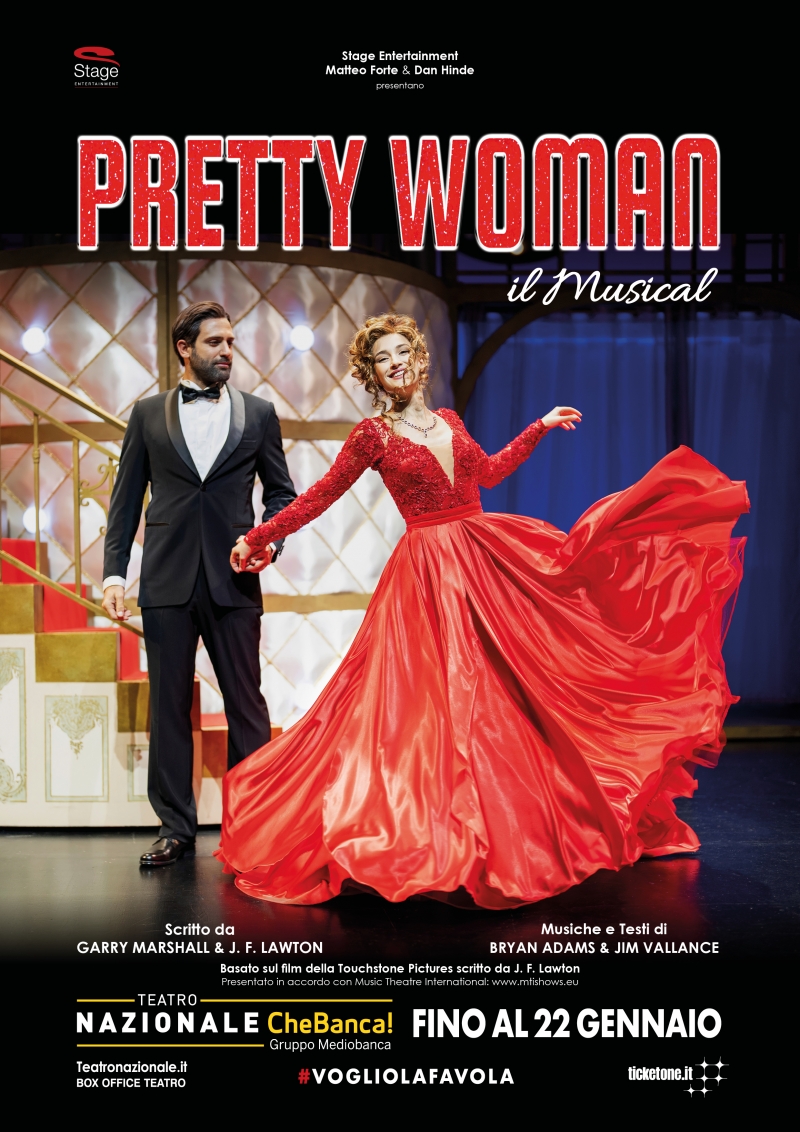 pretty woman il musical sarà in scena al teatro nazionale fino al 22 gennaio 2022