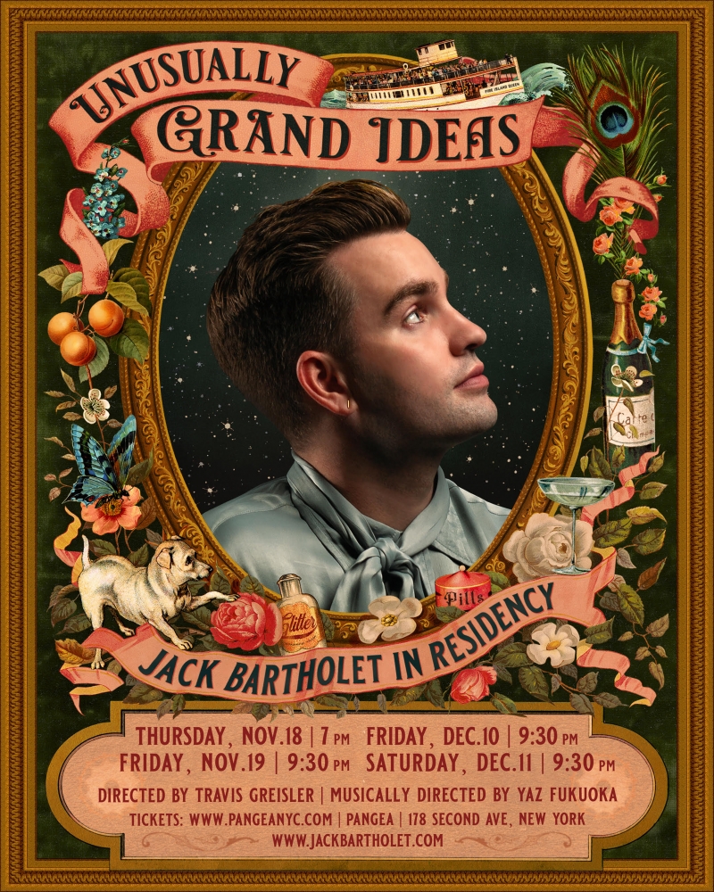 UNUSUALLY GRAND IDEAS Puts Jack Bartholet in Residency at Pangea Beginning November 18th Image