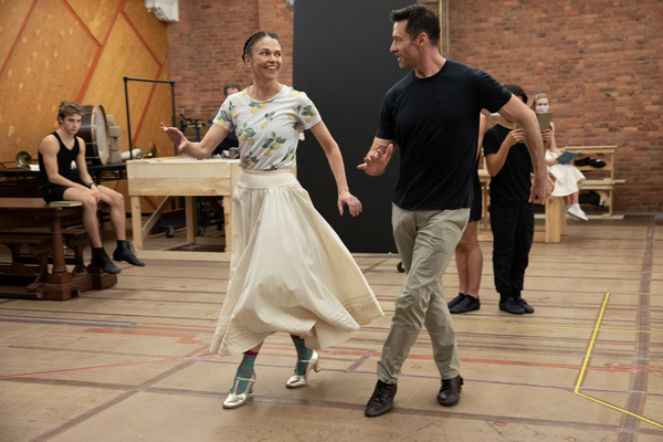 Photos: See Hugh Jackman & Sutton Foster in Rehearsals for THE MUSIC MAN Image