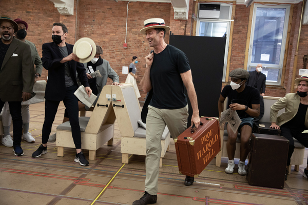 Photos: See Hugh Jackman & Sutton Foster in Rehearsals for THE MUSIC MAN Image