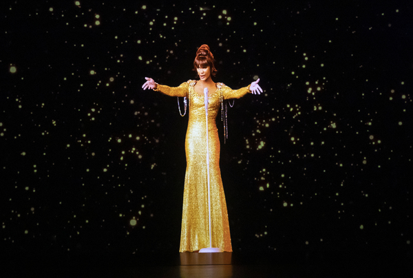 A dress rehearsal for the Whitney Houston hologram tour, which opens tonight at City  Photo