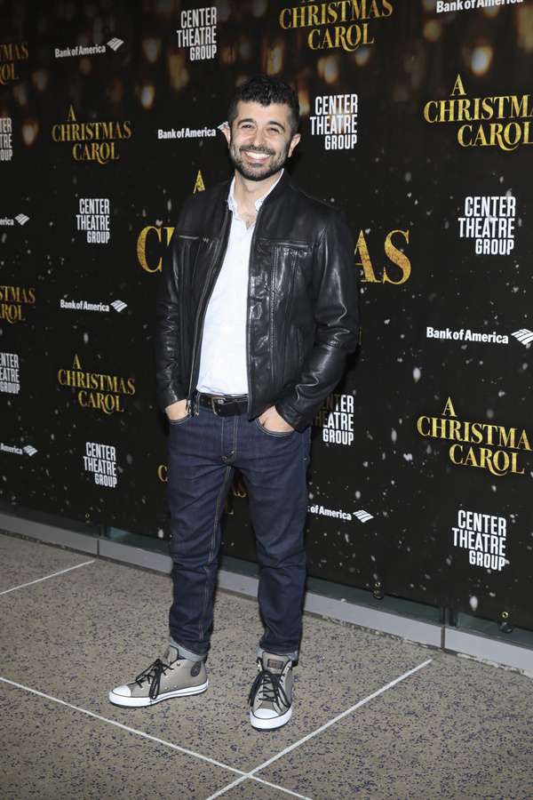 Behzad Dabu arrives for the opening night performance of ?A Christmas Carol? at Cente Photo