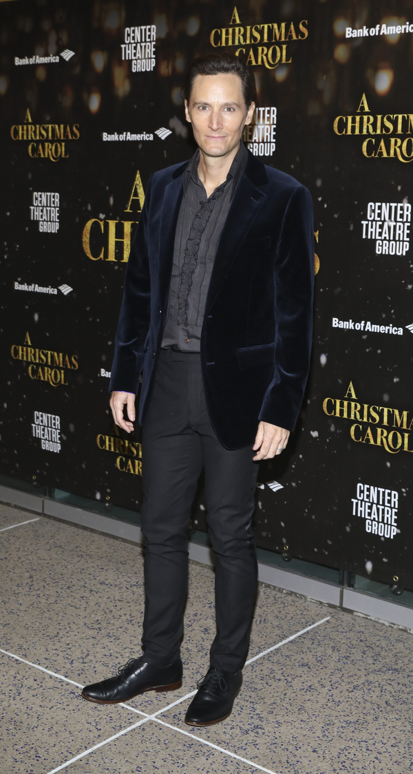 Christian Barillas arrives for the opening night performance of ?A Christmas Carol? a Photo