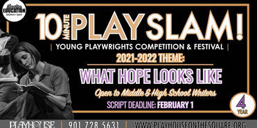 Entries Now Being Accepted For Playhouse on the Square's Young Playwriting Competition Photo