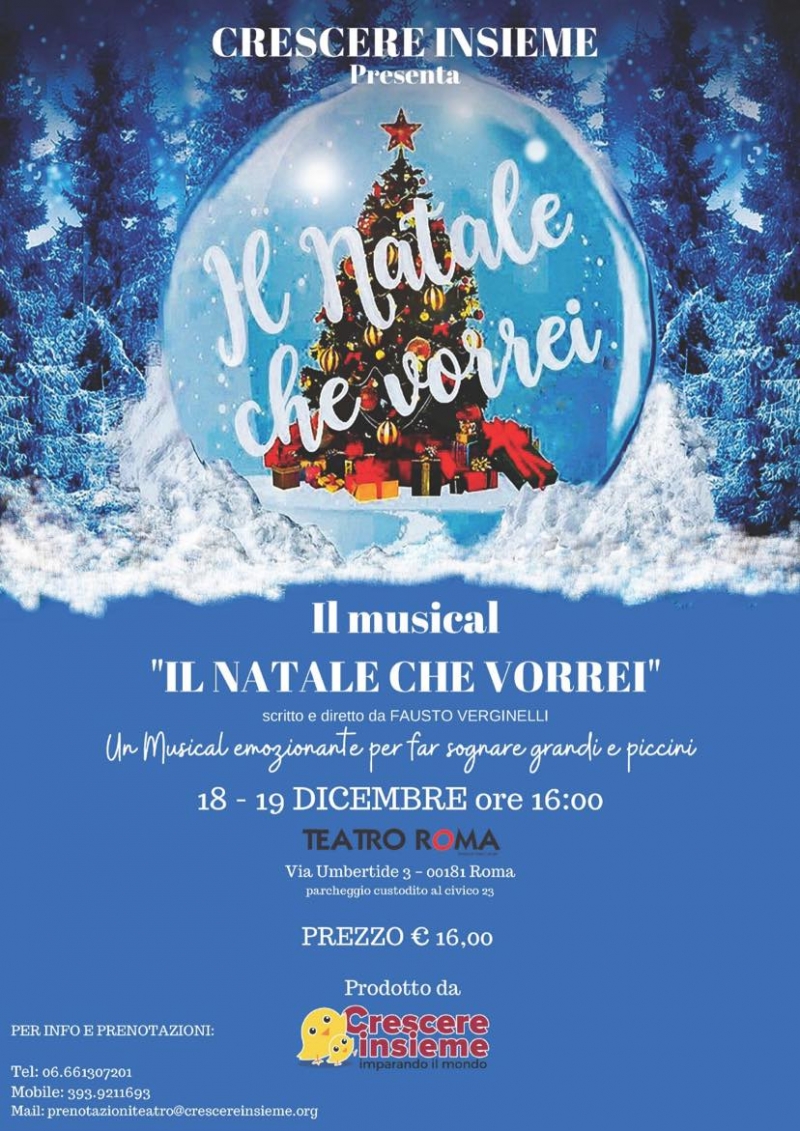 BWW Previews: IL NATALE CHE VORREI al TEATRO ROMA Image
