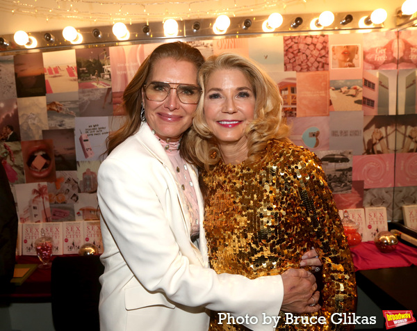 Brooke Shields and Candace Bushnell  Photo