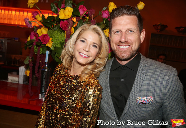 Candace Bushnell and Belvedere Vodka US Ambassador Brian Stewart  Photo