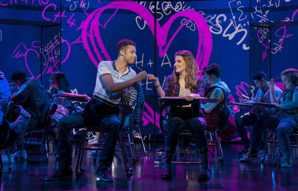 Danielle Wade (Cady Heron) and Adante Carter (Aaron Samuels) in the National Touring  Photo