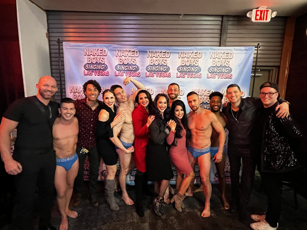 Photos: Casts of NAKED BOYS SINGING & THIS IS CHRISTMAS Visit Each Other's Shows! 