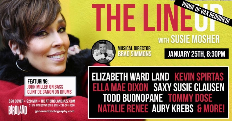 Photo Flash: Mosher's Return To THE LINEUP WITH SUSIE MOSHER at Birdland Theater By Stewart Green Image