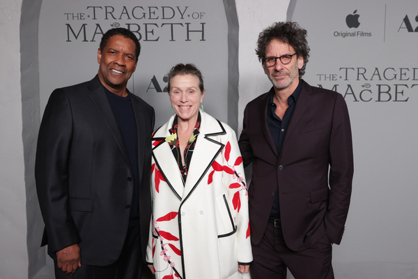 Denzel Washington, Frances McDormand, Producer, and Joel Coen Photo