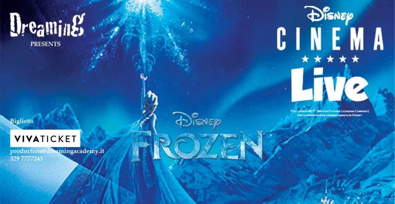 locandina della nuova produzione Dreaming Production Frozen