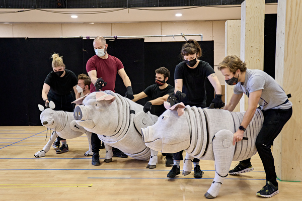 Photos: Inside Rehearsal For the UK Tour of ANIMAL FARM  Image