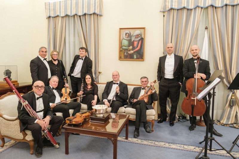 Feature: Maestro Yiannis Hadjiloizou & the Cyprus National Symphony Welcome Pope Francis at The Presidential Palace  Image