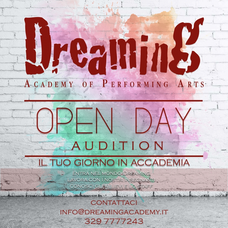 audizioni open day accademia di musical