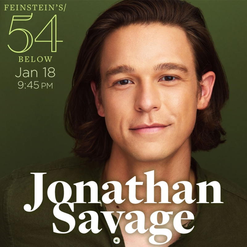 Jonathan Savage Will Play Feinstein's/54 Below In FAREWELL TO THE WEST January 18th Image